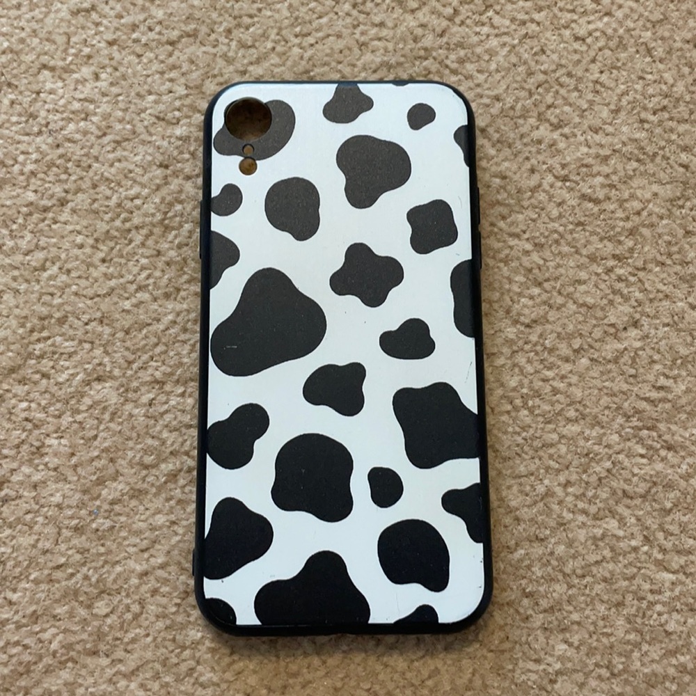 iPhone XR cow print phone case